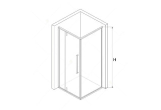Душевой уголок RGW SV-34B (SV-03B + Z-050-3B) 06323499-014