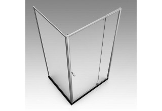 Душевой уголок Veconi Rovigo 70х70х195 стекло прозрачное профиль хром RV032-7070-01-C5