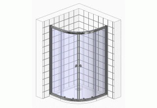 Душевой уголок Triton Лайт 90х90 А с поддоном