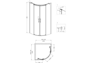 Душевой уголок Grossman GR-4090