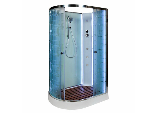 Душевая кабина Deto EM1512 N R LED с гидромассажем