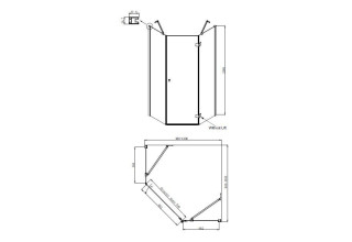 Душевое ограждение Ambassador Diamond 12011112R