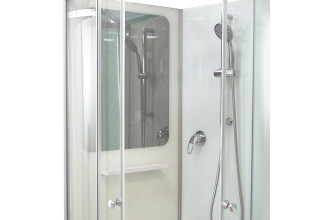 Душевая кабина RGW Andaman AN-208 80x80 стекло прозрачное, профиль матовый хром