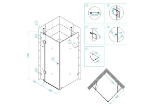 Душевой уголок RGW HO-44 01064490-11