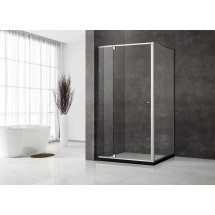 Душевой уголок Veconi Rovigo 110х70х195 стекло прозрачное профиль хром RV032-11070-01-C5
