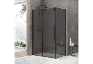 Душевой уголок Black&White S898 Black-Grey 80х120х195 Душевой уголок Black&White S898 Black-Grey 80х120х195