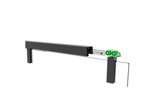 Душевой уголок Black&White S898 Black-Grey 80х120х195