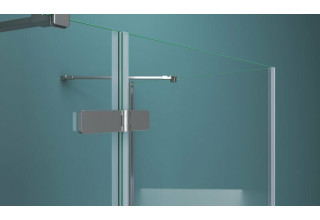 Душевой уголок BelBagno KRAFT-AH-12-100/80-C-Cr-R