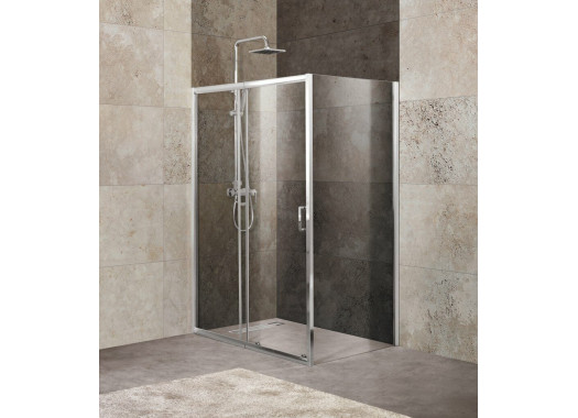 Душевой уголок BelBagno UNIQUE-AH-1-100/115-80-C-Cr