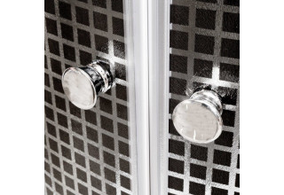 Душевая кабина Deto L810 N без крыши с гидромассажем BLACK