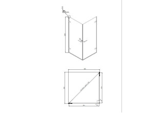 Душевое ограждение Ambassador Abner 10011105
