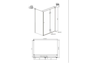 Душевое ограждение Ambassador Diamond 12011108R