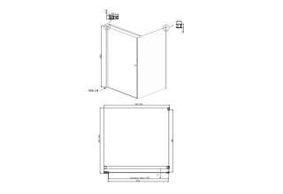 Душевое ограждение Ambassador Nord 13011103
