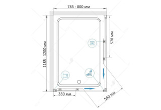 Душевой уголок RGW CL-44 32094482-11
