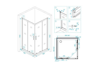 Душевой уголок RGW HO-31 03063100-11