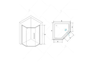 Душевой уголок RGW SV-81 32328199-11