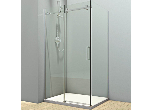 Душевой уголок Veconi Rovigo 150х80х195 стекло прозрачное профиль хром RV074-15080-01-C4