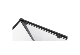 Душевой уголок Black&White S872 Black 90х90х195