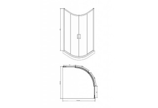 Душевой уголок BRAVAT Drop BS100.1200A