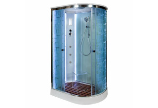Душевая кабина Deto EM1512 L LED с гидромассажем