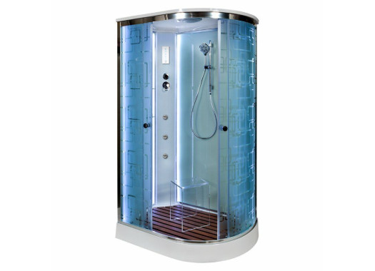 Душевая кабина Deto EM1512 L LED с гидромассажем