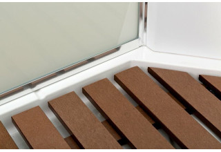 Душевая кабина Deto EM1512 L LED с гидромассажем