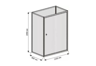 Душевая кабина RGW Andaman OLB-207 80x120 см, профиль хром