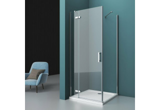 Душевой уголок BelBagno KRAFT-AH-12-90/80-C-Cr-L