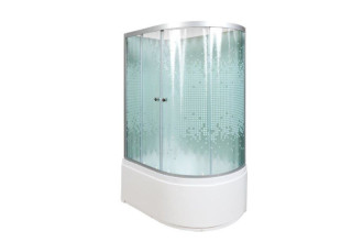 Душевая кабина Deto L920 L N без крыши c гидромассажем