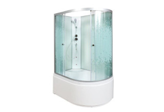 Душевая кабина Deto L920 L N без крыши c гидромассажем