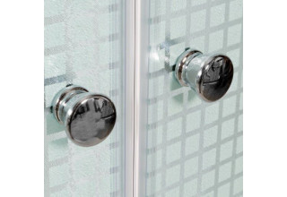 Душевая кабина Deto L920 L N без крыши c гидромассажем