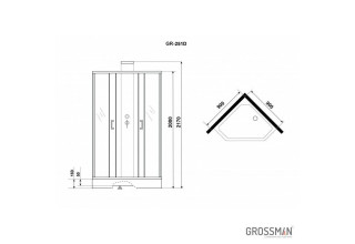 Душевая кабина Grossman GR251D
