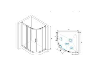 Душевой уголок RGW HO-61(HO-51 + Z-41) 03066192-11