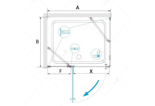 Душевой уголок RGW HO-044 350604492-11