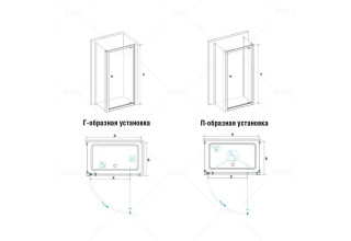 Душевой уголок RGW PA-43 (PA-05 + Z-12) 04084390-11