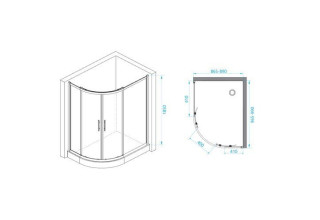Душевой уголок RGW PA-61 90х100 41086190-11