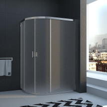 Душевой уголок Veconi Rovigo 120x90x185 стекло рифленое профиль хром RV03-12090A-02-19C1