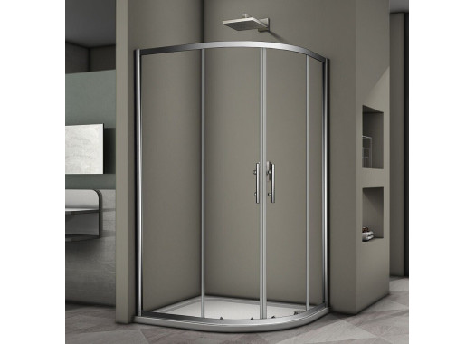 Душевой уголок Veconi Rovigo 120x90x190 стекло прозрачное профиль хром RV08-12090A-01-19C3