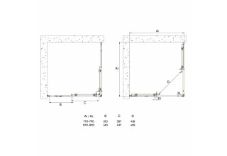 Душевой уголок Veconi Rovigo 90x90x185 стекло прозрачное профиль хром RV113-90-01-C4
