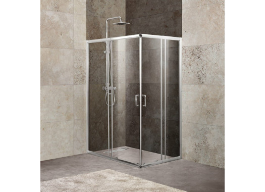 Душевой уголок BelBagno UNIQUE-AH-2-100/115-75/90-C-Cr