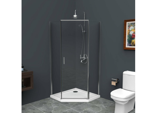 Душевой уголок BelBagno UNO-195-P-1-90-C-Cr
