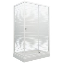 Душевой уголок Тритон Фьюжн А1 120x80 низкий поддон / стекла полосы