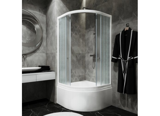 Душевой уголок Тритон Риф Б1 90x90 (шиншилла/белый) Душевой уголок Тритон Риф Б1 90x90 (шиншилла/белый)