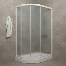Душевой уголок Тритон Риф А1 120x80 (шиншилла/белый) правый