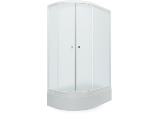 Душевой уголок Тритон Риф В1 120x80 (шиншилла/белый) правый