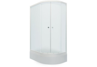 Душевой уголок Тритон Риф В1 120x80 (шиншилла/белый) левый