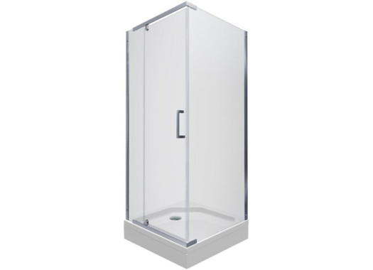 Душевой уголок Тритон Терра Хром А1 90x90 (без поддона / стекла прозрачные)